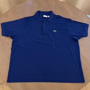 Lacoste Men's Polo Shirt in Deep Blue